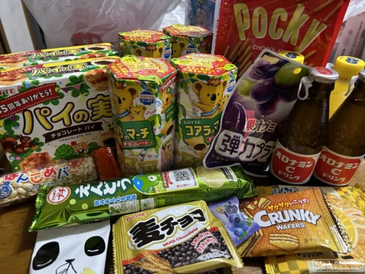 持ち玉すべてお菓子とジュースに交換