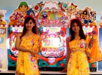 「ＰＡスーパー海物語　ＩＮ　ＪＡＰＡＮ２　ｗｉｔｈ　太鼓の達人」内覧会の様子