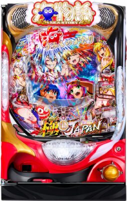 「P海物語 極JAPAN」筐体画像