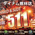 『ダイナム館林店』が総台数511台ヘスケールアップ