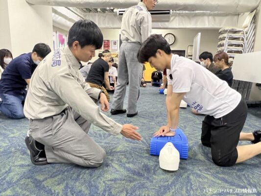 キスケ、従業員を対象に救命救急講習を実施