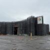 『DSGアリーナ春江店』（仮称）が増築工事中