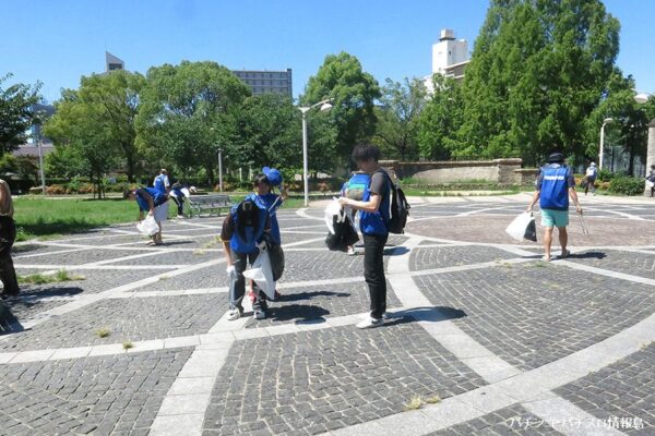 関西遊商が公園清掃活動を実施