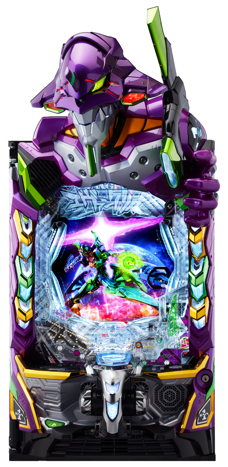 新世紀エヴァンゲリオンハンドルパチンコ役物２つ 12/20パチンコ新台導入】新世紀エヴァンゲリオン～未来への咆哮