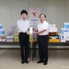 澤田グループ、魚津市社会福祉協議会へファン感の未受領品を寄贈