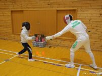 NEXUS金メダリストがフェンシング教室を開催