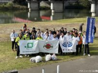 回胴遊商東北支部が東北遊商と合同で「広瀬川1万人プロジェクト」に参加