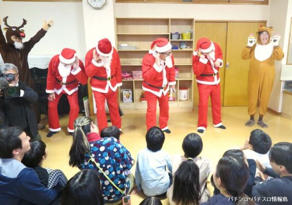 成通グループ、児童養護施設「新天地育児院」をクリスマス訪問