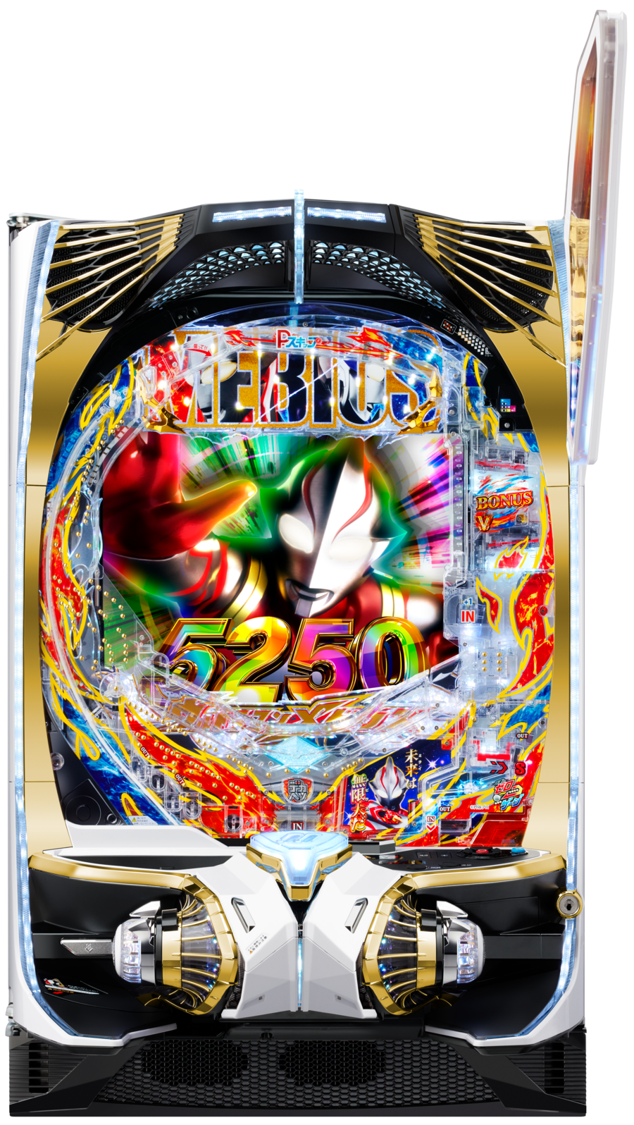 RUSH中大当りを重ねてRUSH状態を昇格させる新感覚のゲーム性を搭載
