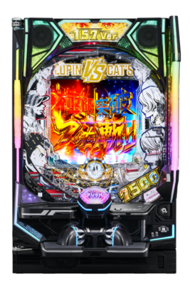 「eルパン三世VSキャッツ・アイ157ver. 極限突破ブッた斬り7500」筐体画像