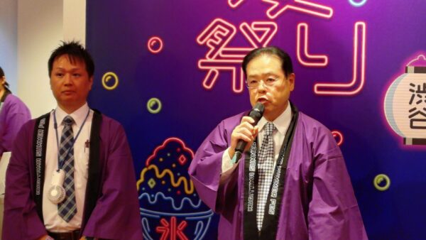 経営企画部課長・中江芳明氏（左）と同社代表取締役社長CEO兼COO・小倉敏男氏（右）