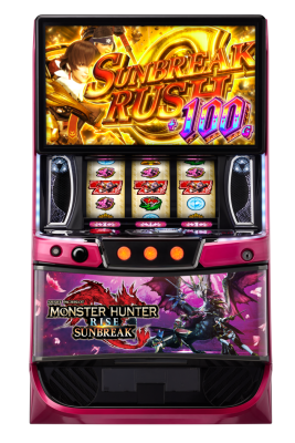 「スマスロ モンスターハンターライズ:サンブレイク」筐体画像